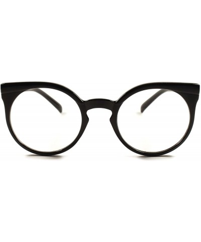 Cat Eye Designer Fashion Vintage Retro Womens Hot Clear Lens Cat Eye Glasses Frames - CJ1802O9ODC $22.78