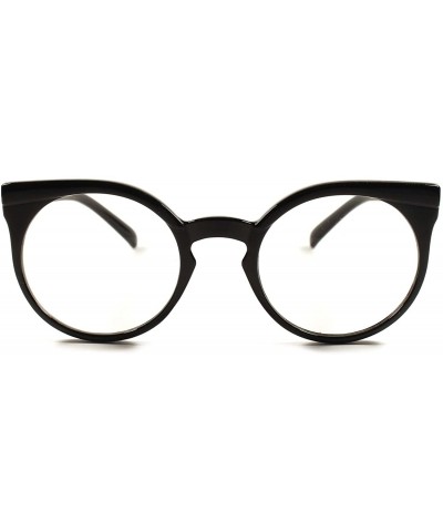 Cat Eye Designer Fashion Vintage Retro Womens Hot Clear Lens Cat Eye Glasses Frames - CJ1802O9ODC $9.85