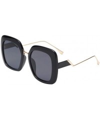 Oversized New Women Men Vintage Eye Sunglasses Retro Eyewear Fashion Radiation Protection Charm Sunglasses - A - CT18SMET4UQ ...