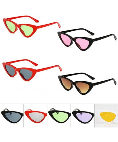 Round sunglasses for women Vintage Round Eyewear Gradient Retro Sun Glasses - 4 - CB18WYRHL5D $23.31