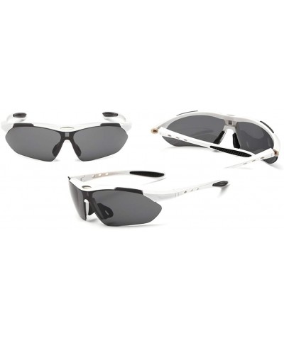 Goggle No polarized Sunglasses Protection Comfortable Designer - Grey - CU18KR8EA5X $22.16