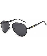 Aviator Sunglasses New Fashion Metal Frame Pilot Polarized UV400 Outdoor Drive 2 - 4 - C518YZUL9A5 $7.49