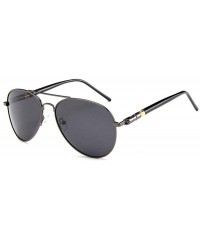Aviator Sunglasses New Fashion Metal Frame Pilot Polarized UV400 Outdoor Drive 2 - 4 - C518YZUL9A5 $7.49