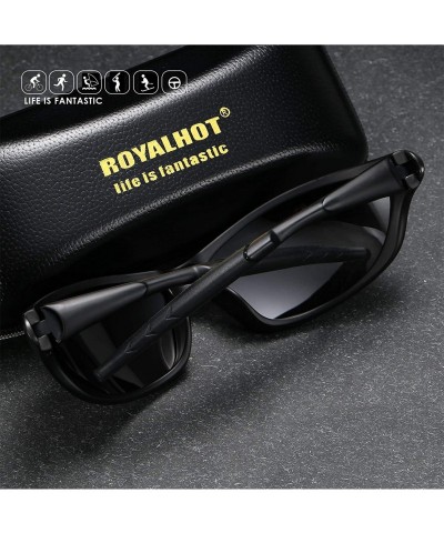 Sport Polarized Sport Sunglasses for Men Women Cycling Driving Fishing Running Golf Baseball - Brown Brown - CK193XI85TH $13.33