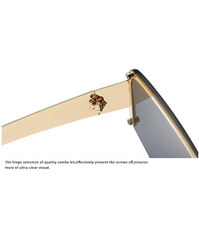 Oversized Oversized goggles sunglasses transparent windproof - Black - CE18ATYU5CX $23.40