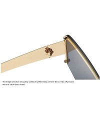 Oversized Oversized goggles sunglasses transparent windproof - Black - CE18ATYU5CX $23.40