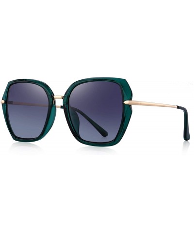 Oversized Polarized Sunglasses for Women-UV400 Lens Sunglasses for Female Ladies Fashionwear Polarized Sun Eye Glass - CB18S2...