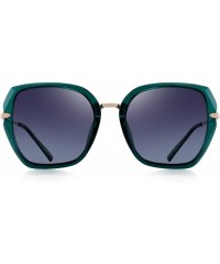 Oversized Polarized Sunglasses for Women-UV400 Lens Sunglasses for Female Ladies Fashionwear Polarized Sun Eye Glass - CB18S2...