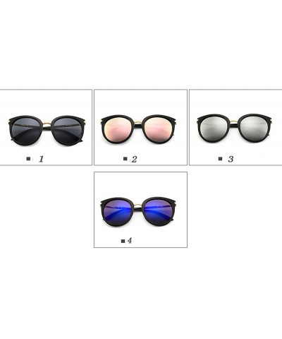 Oversized 2019 New Sunglasses Women Driving Mirrors Vintage Reflective Flat Lens Sun Glasses Female Oculos UV400 - C2 - CW199...