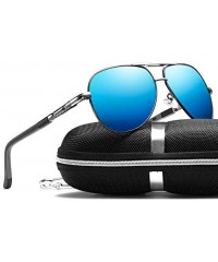 Shield Men's Polarized Sunglasses Polarized Tactical Glasses 100% UV Protection Fashion Sunglasses (Color D) - D - CW199ATGY0...