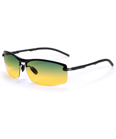 Rimless Polarized Photochromic Outdoor Sports Driving Sunglasses for Men Women AntiGlare Eyewear Ultra-Light Sun Glasses - C5...