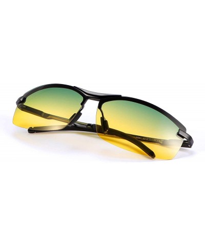 Rimless Polarized Photochromic Outdoor Sports Driving Sunglasses for Men Women AntiGlare Eyewear Ultra-Light Sun Glasses - C5...