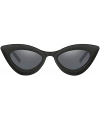 Cat Eye Fashion Womens Cat Eye Sunglasses Outdoor Party Eyewear UV Protection Shades - Matte Black - CV19022HDRM $16.38