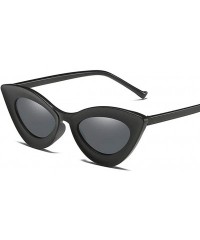 Cat Eye Fashion Womens Cat Eye Sunglasses Outdoor Party Eyewear UV Protection Shades - Matte Black - CV19022HDRM $16.38