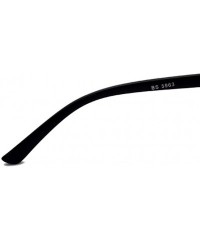 Sport Unisex SJT-9736 Flip-up Detachable Lens Pantos Round Sunglasses - Black+black - CV12D7WB6RF $23.19