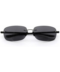 Square Reading Sunglasses Designed Available - Gun Metal Bridge/Smoke Lens - CI185D4GAH4 $34.69