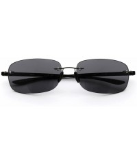 Square Reading Sunglasses Designed Available - Gun Metal Bridge/Smoke Lens - CI185D4GAH4 $19.22