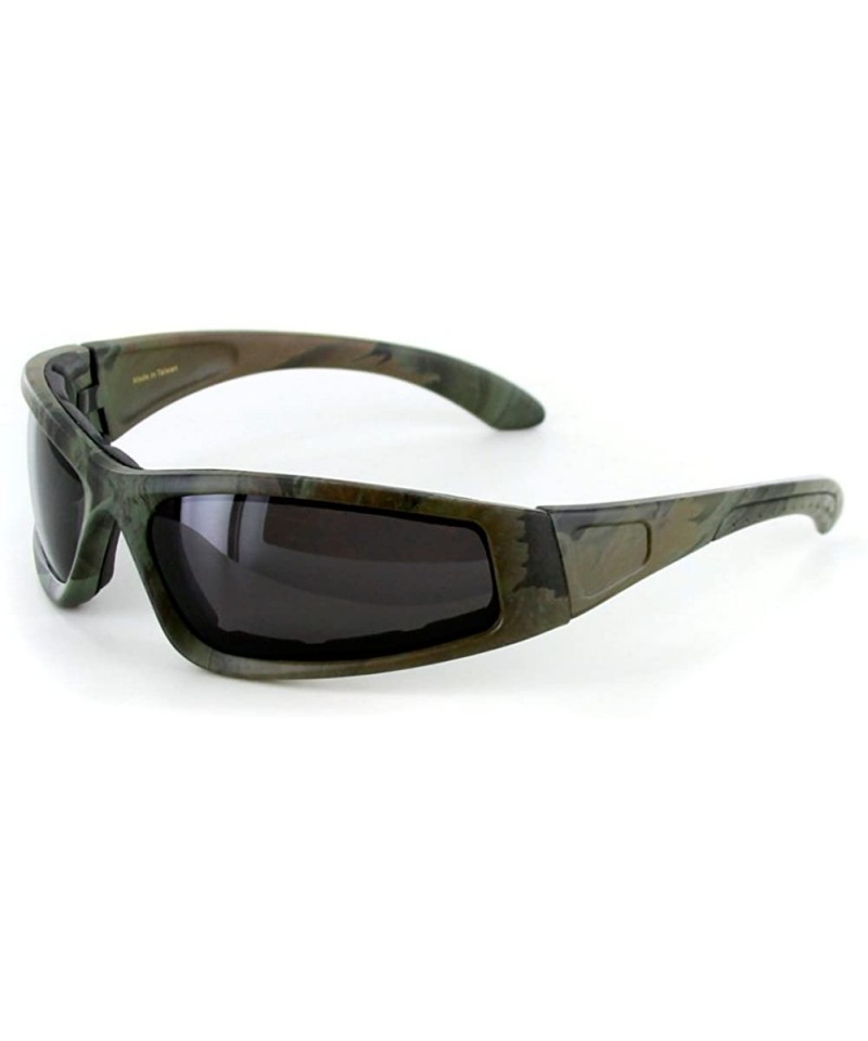 Goggle Camo Spex" Polarized Camouflage Sports Goggles for Active Men and Women - Dark Geen W/ Smoke Lens - CC11PTG81SP $44.58