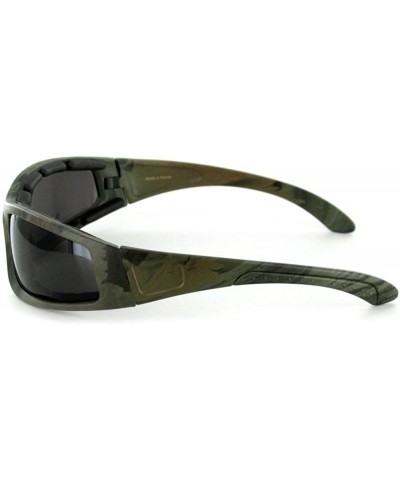 Goggle Camo Spex" Polarized Camouflage Sports Goggles for Active Men and Women - Dark Geen W/ Smoke Lens - CC11PTG81SP $44.58