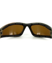 Goggle Camo Spex" Polarized Camouflage Sports Goggles for Active Men and Women - Dark Geen W/ Smoke Lens - CC11PTG81SP $24.31