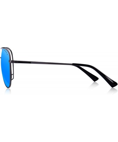 Sport Premium Classic Men Sunglasses for Women-Polarized-100% UV protection - Blue Mirror - C518MH7KTSA $29.26