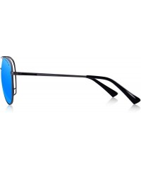 Sport Premium Classic Men Sunglasses for Women-Polarized-100% UV protection - Blue Mirror - C518MH7KTSA $29.26