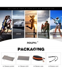 Sport Polarized Driving Sunglasses TR90 Unbreakable Frame for Men Women Running Cycling FDA Approved - Red - CC18LW95E42 $20.66