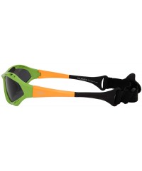 Sport Classic Floating Polarized Sunglasses With Strap for Extreme Sports 100% UVA & UVB Protection - Retro - CV12GW4SRCH $31.81