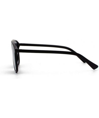 Semi-rimless Polarized Sunglasses Protection Fashion - Black - CE194YXSR9N $7.20