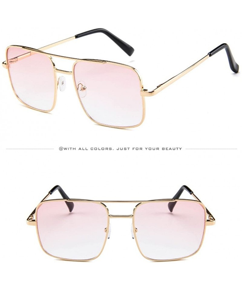 Oversized Women Men Vintage Retro Glasses Unisex Fashion Oversize Frame Sunglasses Eyewear - C618O3OC7KQ $19.04