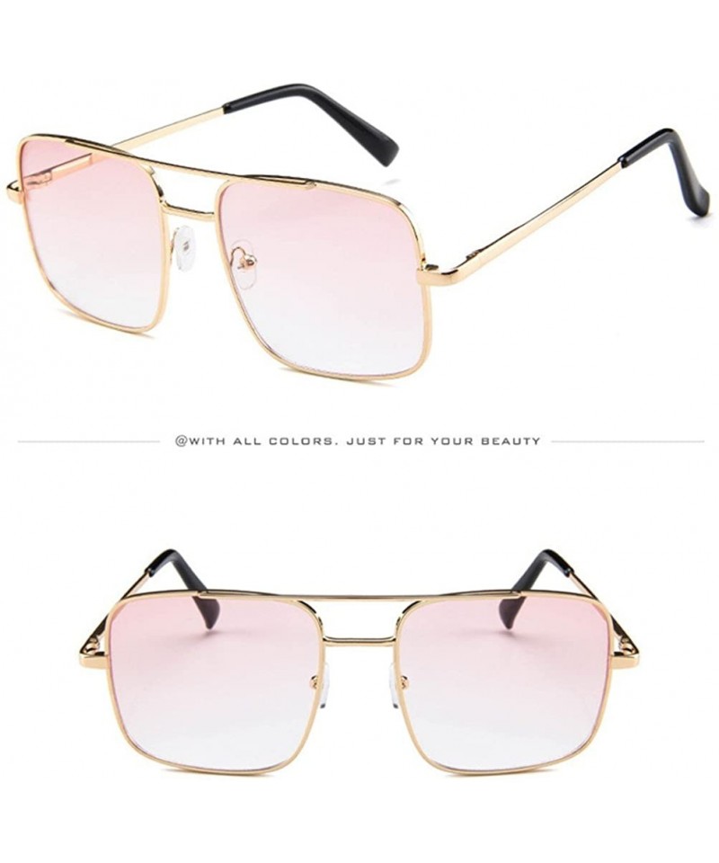 Oversized Women Men Vintage Retro Glasses Unisex Fashion Oversize Frame Sunglasses Eyewear - C618O3OC7KQ $10.27