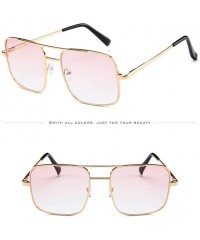 Oversized Women Men Vintage Retro Glasses Unisex Fashion Oversize Frame Sunglasses Eyewear - C618O3OC7KQ $19.04