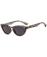 Cat Eye Cat eye sunglasses fashion ladies sunglasses - Grey Bean Flower Frame Grey Tablets - C51999KK2WS $24.81