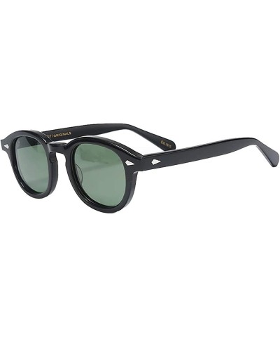 Oval Vintage Sunglasses Johnny Depp Oval Sunglasses Fashion Men Women Tony Stark Sunglasses see Though Lens - C5 - C318ZLTMSR...