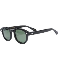 Oval Vintage Sunglasses Johnny Depp Oval Sunglasses Fashion Men Women Tony Stark Sunglasses see Though Lens - C5 - C318ZLTMSR...