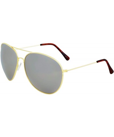 Aviator Super Oversized Big XL Wide Frame Extra Large Aviator Sunglasses Mirror Lens 150mm - C01874ECCKO $7.84