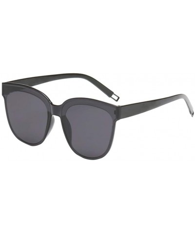 Oversized Fashion Sunglasses Lightweight Transparent - M - C9194YNAURE $8.27