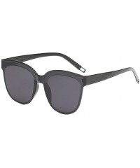 Oversized Fashion Sunglasses Lightweight Transparent - M - C9194YNAURE $17.00