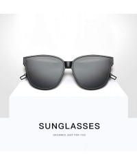 Oversized Fashion Sunglasses Lightweight Transparent - M - C9194YNAURE $8.27