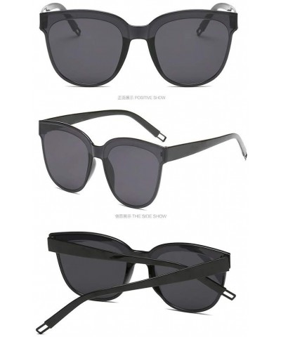 Oversized Fashion Sunglasses Lightweight Transparent - M - C9194YNAURE $8.27