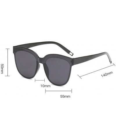 Oversized Fashion Sunglasses Lightweight Transparent - M - C9194YNAURE $17.00