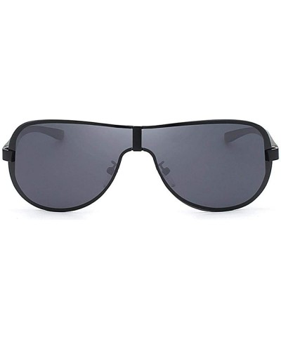 Oversized Aluminum Polarized Driving Sunglasses For Men Glasses YA494 C1BOX - Ya494 C3box - CM18XE0O06T $30.29