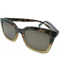 Rectangular Rafaella Women's Polarized Sunglasses RS02 Tortoise Fade/Brown Mirror - CZ199Q69K3U $53.33