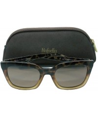 Rectangular Rafaella Women's Polarized Sunglasses RS02 Tortoise Fade/Brown Mirror - CZ199Q69K3U $89.27