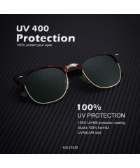 Square Unisex Polarized Sunglasses Stylish Sun Glasses for Men and Women Color Mirror Lens Multi Pack Options - CM18AWLHMET $...