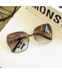 Rimless Rimless Sunglasses Metalshades Fashion Eyewear - CI197T9I090 $30.11