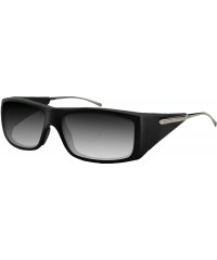 Sport Defector Adult Street Series Sports Motorcycle Sunglasses/Eyewear - Shiny Black/Smoke/Medium - CR119ULQ8O9 $51.73