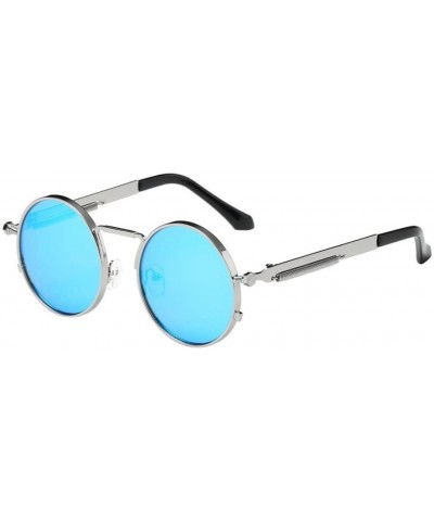 Round Sunglasses Vintage Glasses Integrated - G - CH18DQUCQ73 $7.52