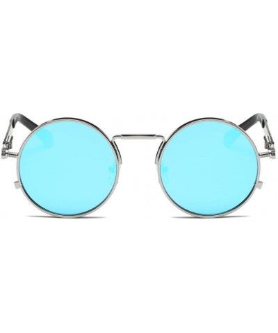 Round Sunglasses Vintage Glasses Integrated - G - CH18DQUCQ73 $7.52