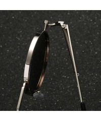 Round Sunglasses Vintage Glasses Integrated - G - CH18DQUCQ73 $7.52